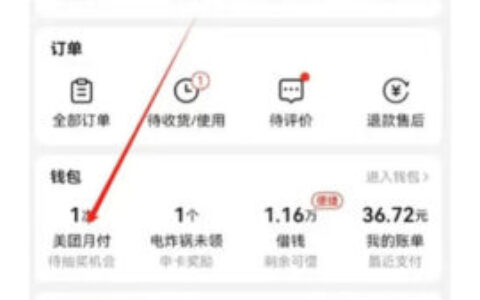 美团月付还款入口超简单，很多人却总是找不到！一招教你快速搞定