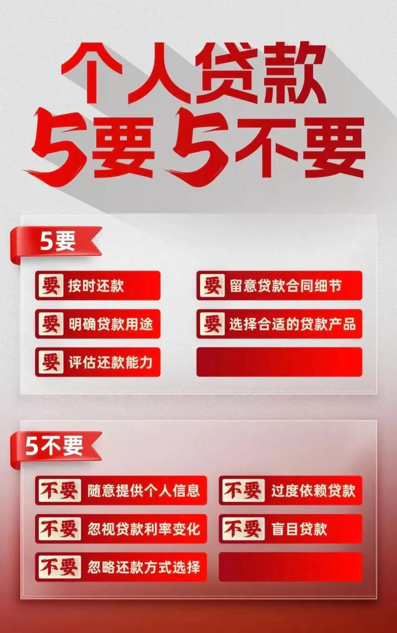 想贷一笔钱？先看看这5条“硬门槛”你卡在哪